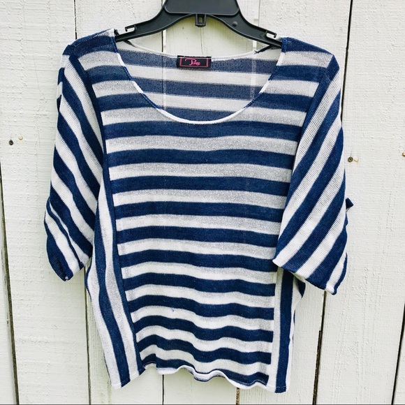 Junior’s L P.Inc Stripe Top - Picture 2 of 6